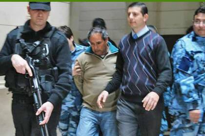 José Luis Andersen, cuando era trasladado durante el juicio en 2018