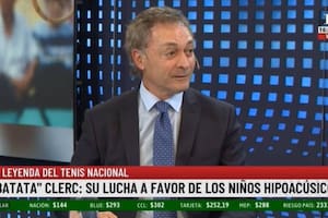 José Luis Clerc se emocionó al hablar de su hija Sophie, que perdió la audición al año y medio de vida por causa de un virus