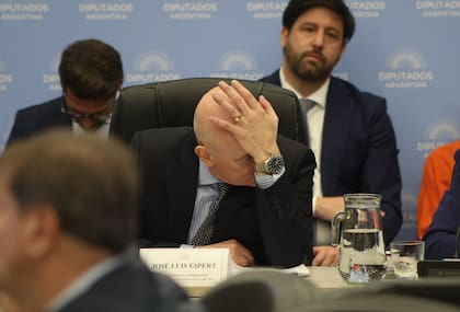 José Luis Espert abatido previo a su renuncia en la Comisión de Presupuesto