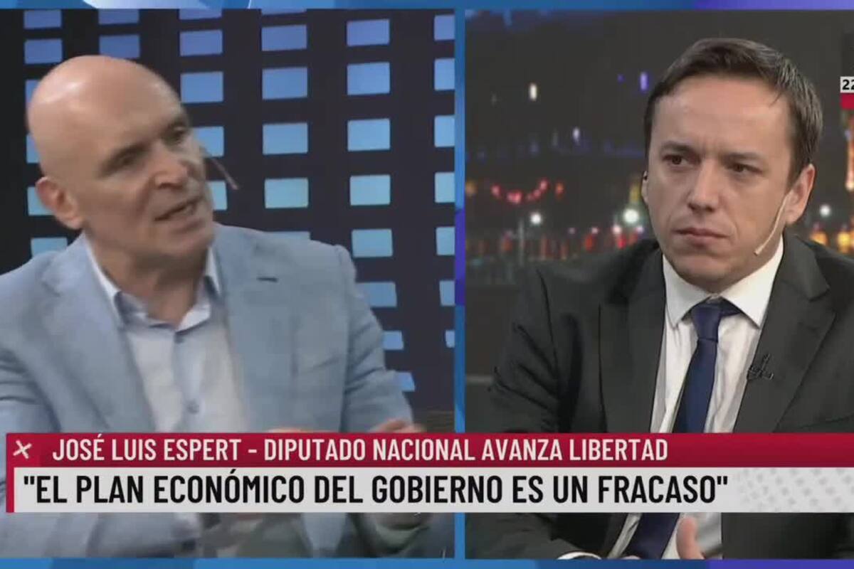 José Luis Espert: "Cualquier cosa que venga de Cristina o Batakis es peor"