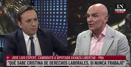 José Luis Espert en LN+