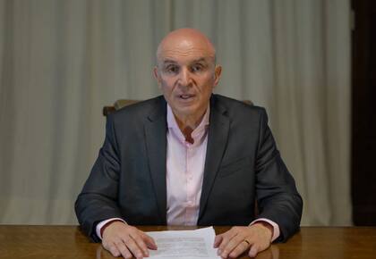 José Luis Espert en el video que grabó para dar explicaciones por su vínculo con Fred Machado