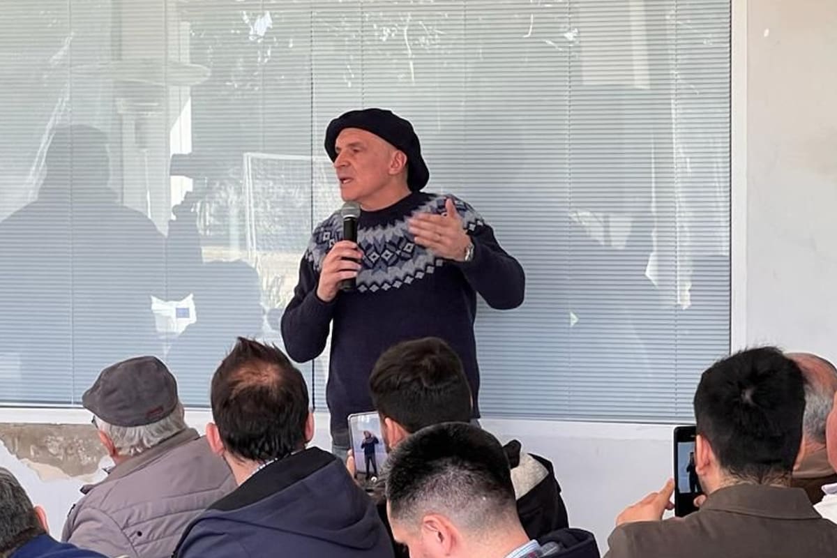 José Luis Espert participó este miércoles en la protesta rural de San Pedro