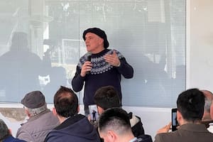 José Luis Espert participó este miércoles en la protesta rural de San Pedro