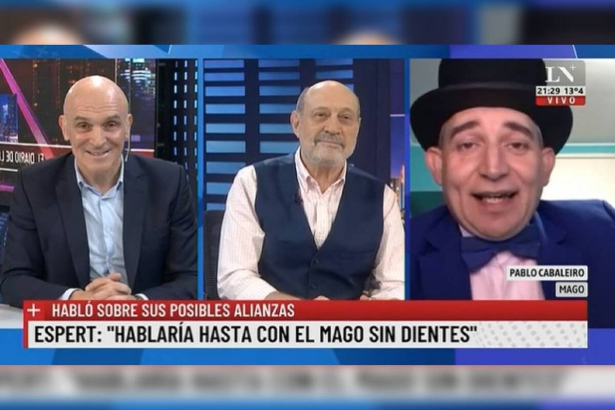 José Luis Espert se llevó una gran sorpresa durante su paso por el Diario de Leuco en LN + (Foto: Captura de video)