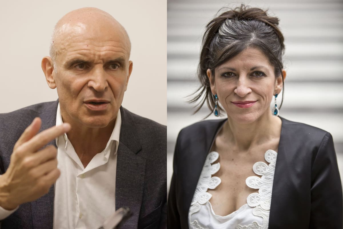 José Luis Espert y Fernanda Vallejos