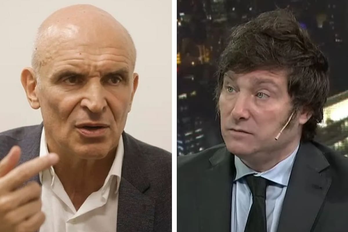 José Luis Espert y Javier Milei, enfrentados