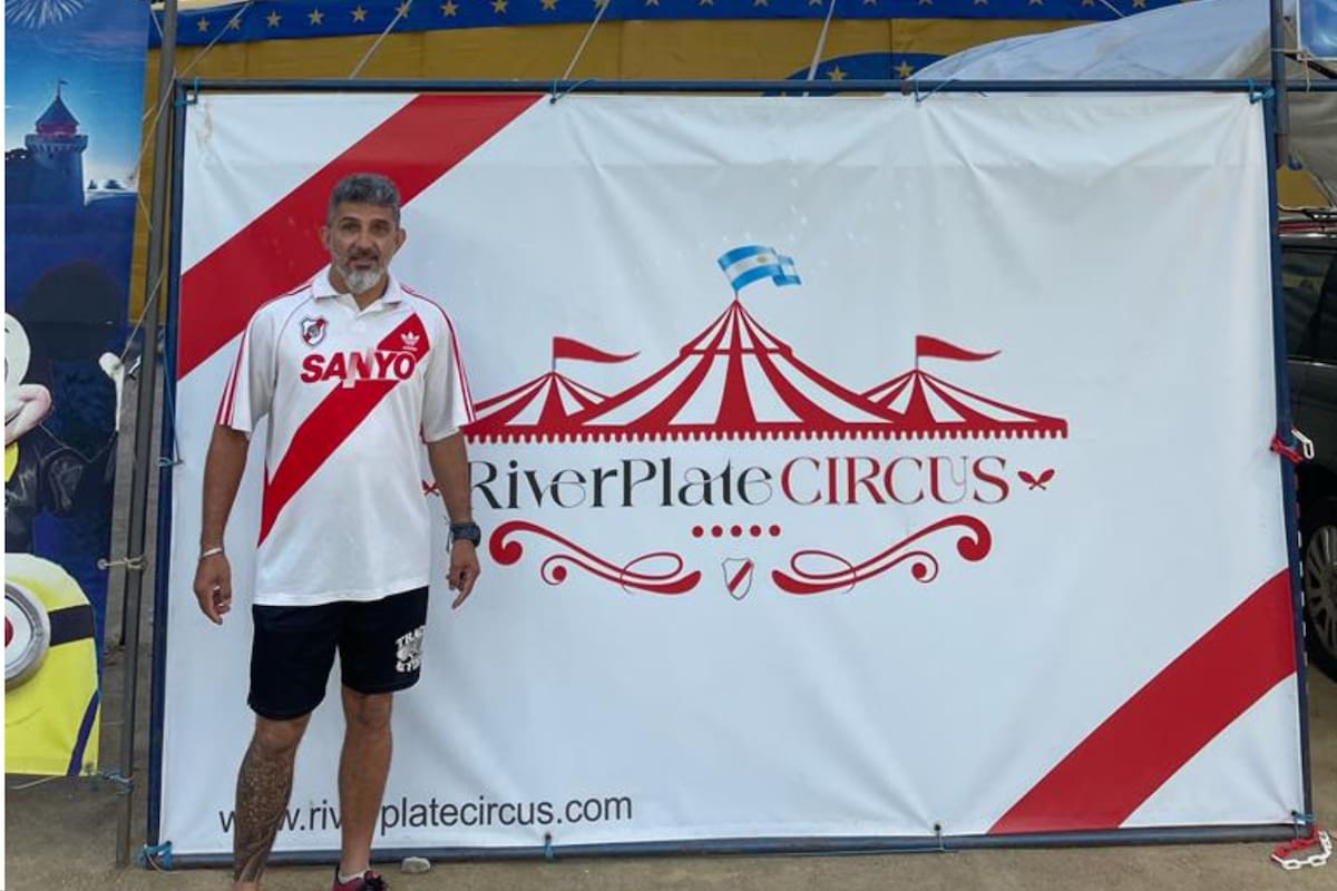 José María Díaz se estableció en España con su circo al cual le puso el nombre de River Plate
Foto: Gentileza José María Díaz