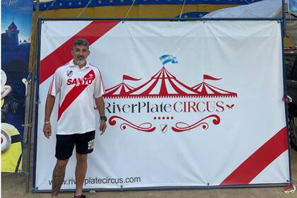 José María Díaz se estableció en España con su circo al cual le puso el nombre de River Plate
Foto: Gentileza José María Díaz