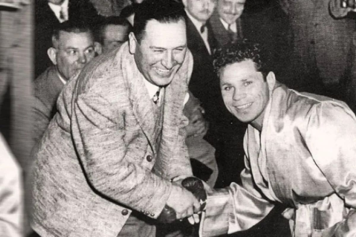 José María Gatica saludando a Juan Domingo Perón; una relación de afecto