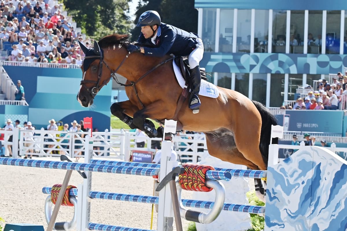 José María Larocca compite este martes en la definición de saltos de equitación