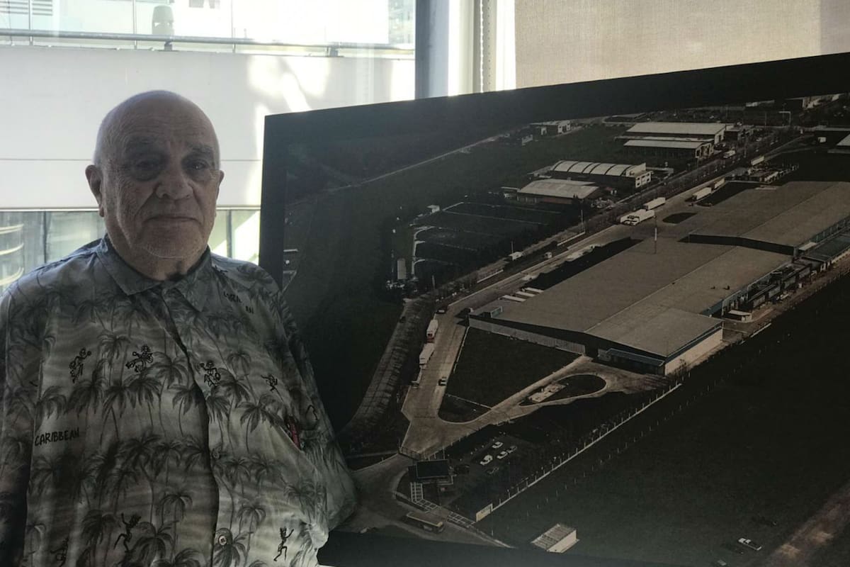 José María Navarro en su oficina de Puerto Madero