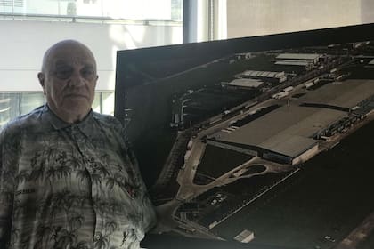 José María Navarro en su oficina de Puerto Madero