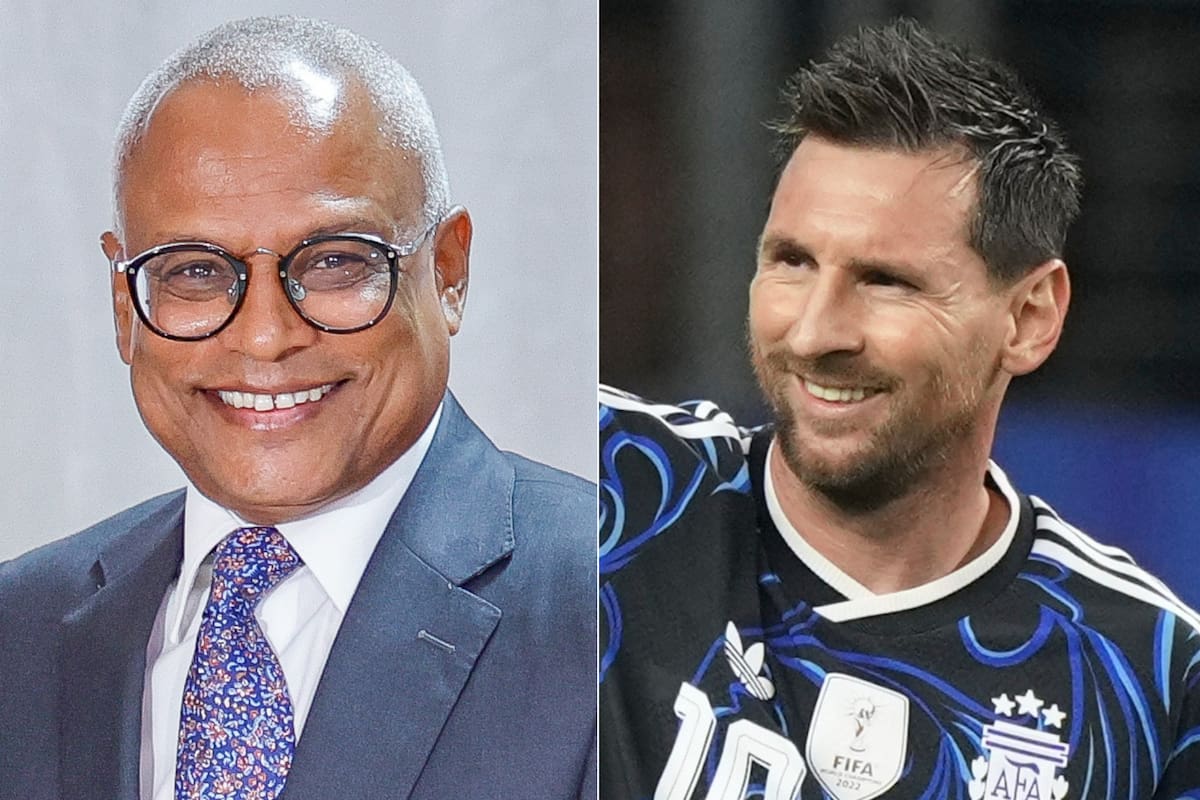 José María Neves (presidente de Cabo Verde) y Lionel Messi