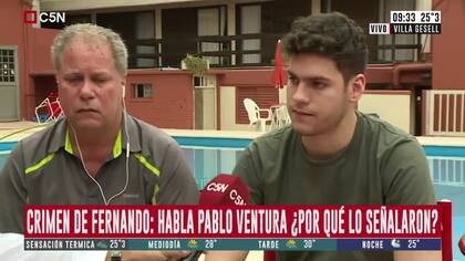 José María Ventura y su hijo