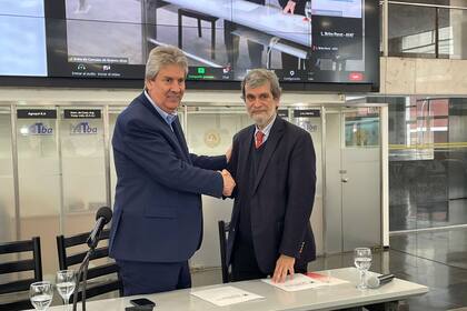 José Martins, coordinador general del CAA, y Fernando Landa, presidente de CERA