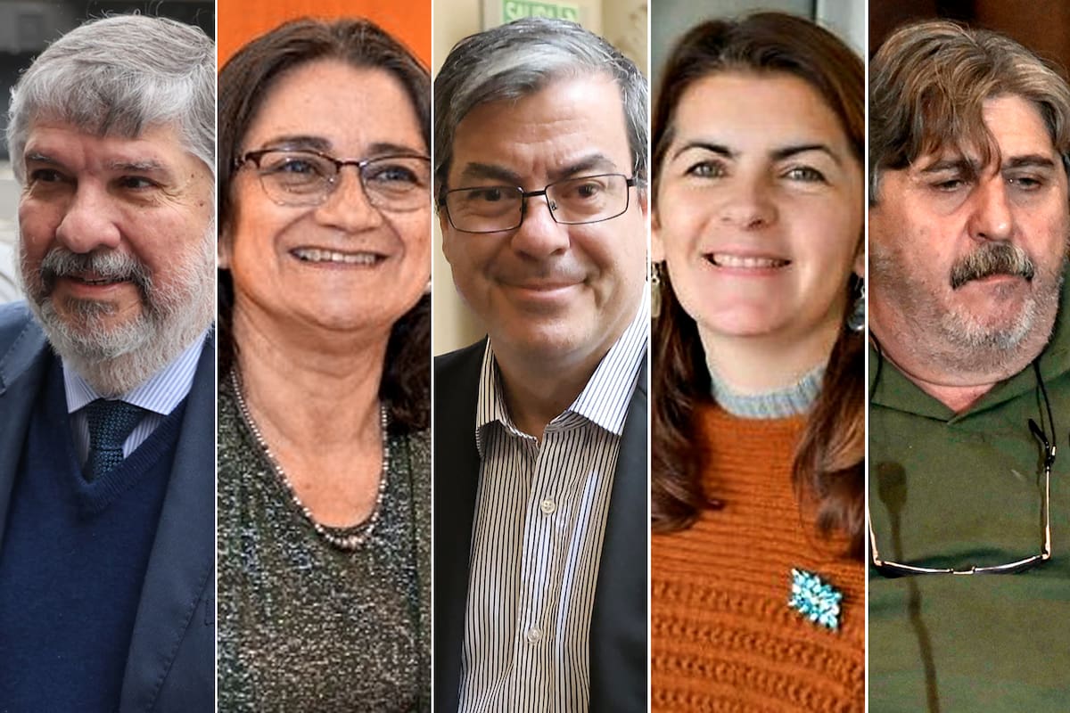 José Mayans, Lucía Corpacci, Germán Martínez, Mariel Fernández y Ricardo Pignanelli, los cinco vices de Cristina Kirchner en el PJ