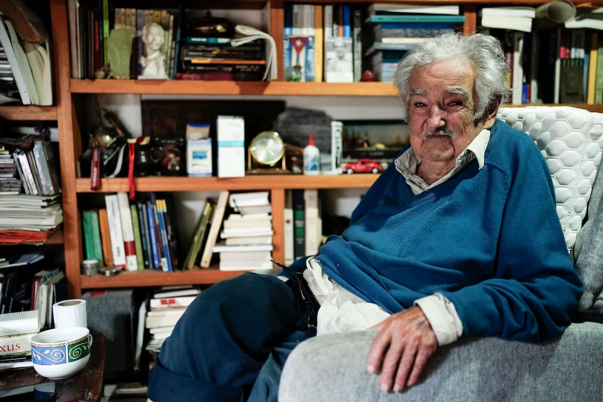 José Mujica, en una de las últimas imágenes tomadas en su chacra de las afueras de Montevideo