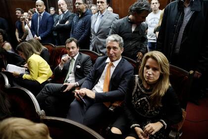 José Scioli y a su derecha Juan Pablo Maglier, Director de Relaciones Institucionales de La Rural