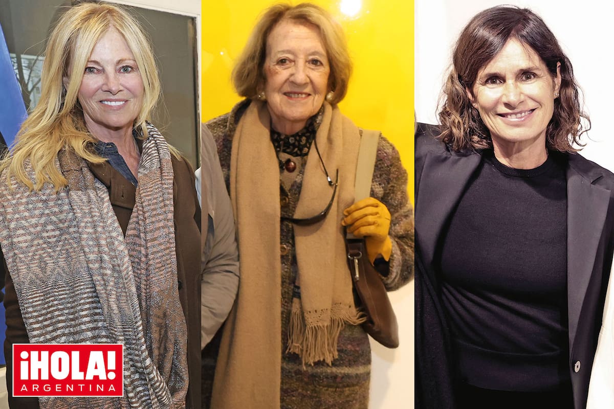 Josefina Carlés, María del Carmen Cerruti y Paula Cahen d'Anvers dijeron presente