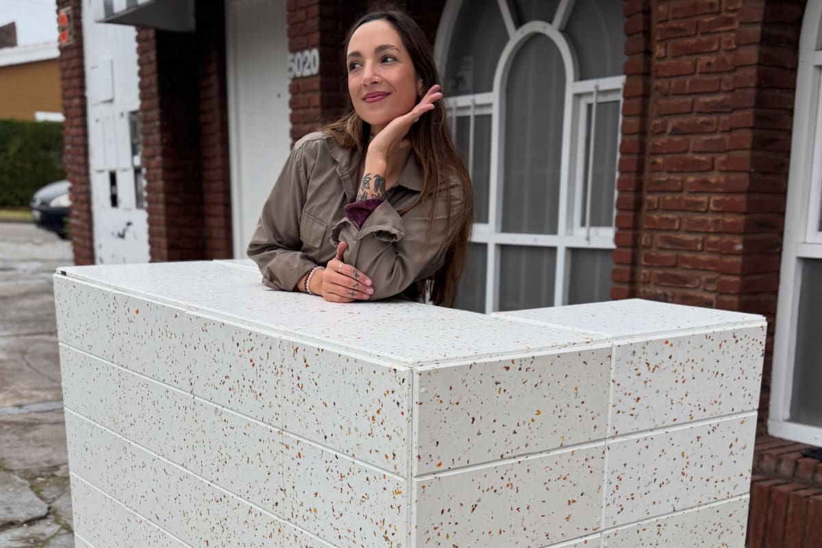 Josefina Diez, reciclaba plástico y ahora tiene una empresa exitosa de muebles