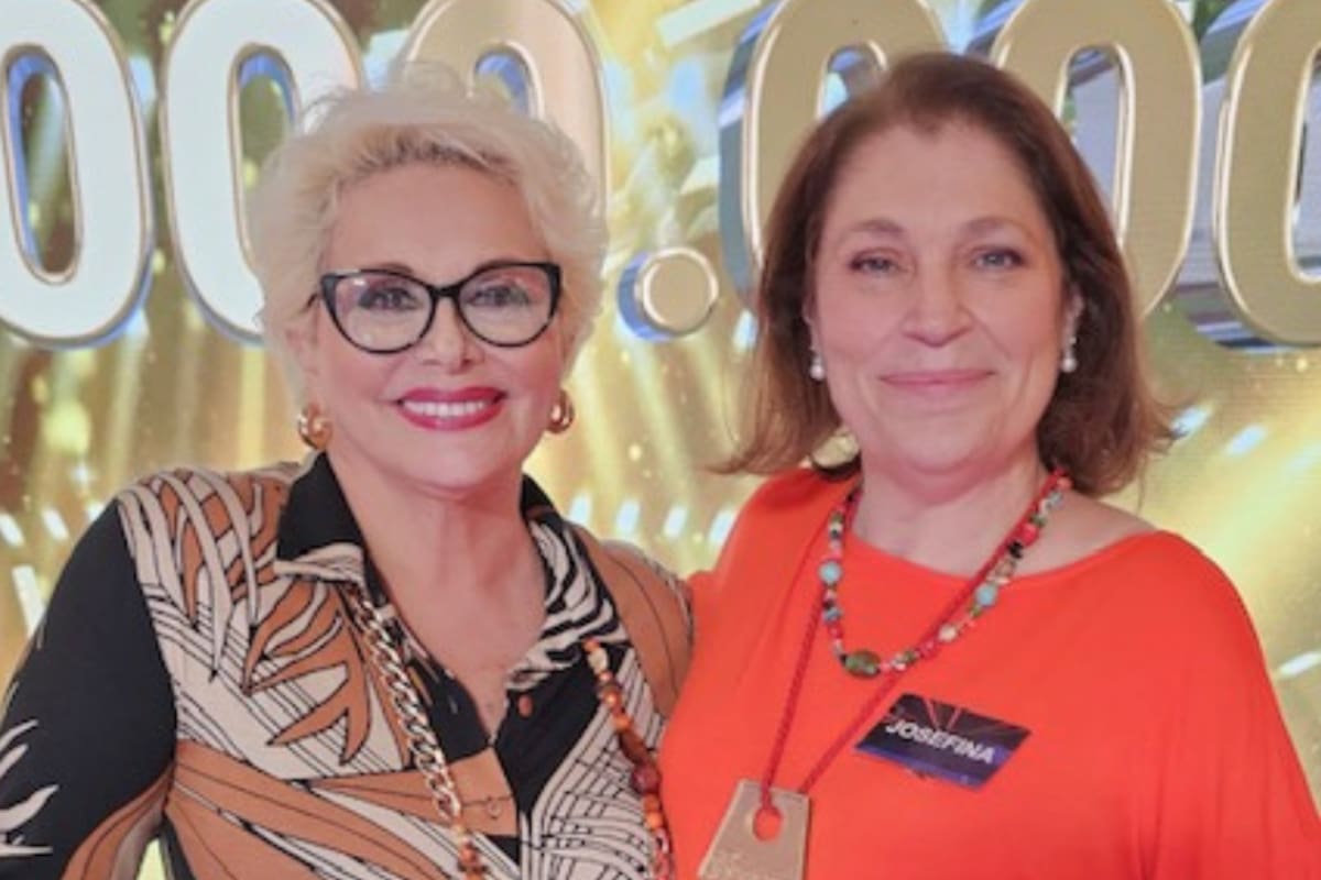 Josefina Lettieri, junto a Carmen Barbieri durante su paso por Los 8 escalones, donde ganó $21.000.000
