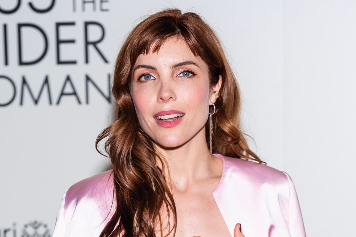 Josefina Scaglione en la red carpet de El beso de la mujer araña, en Nueva York