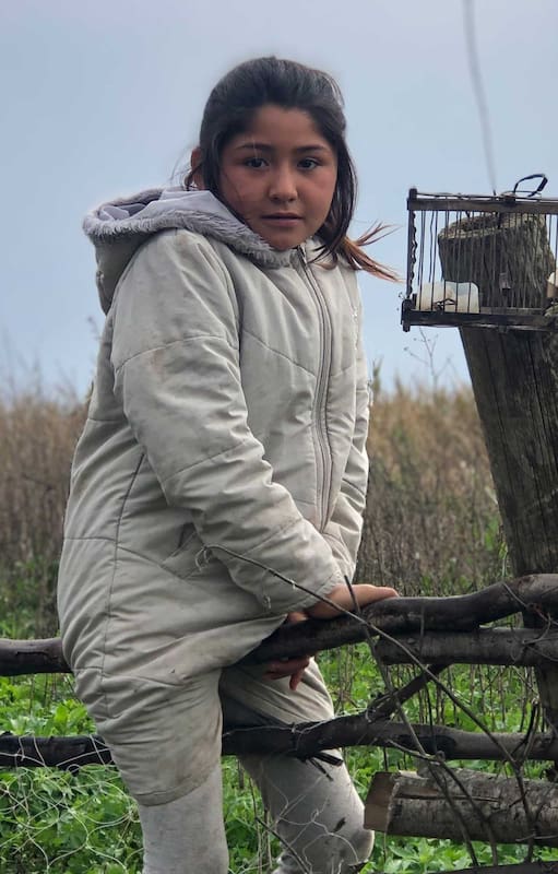 Joselin Cáceres ama pescar, darle de comer a los animales y estar en contacto con la naturaleza