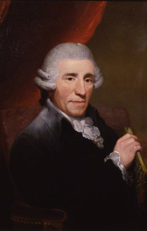 Joseph Haydn, retrato realizado por Thomas Hardy en 1792.