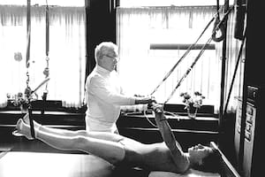Joseph Pilates dando clases