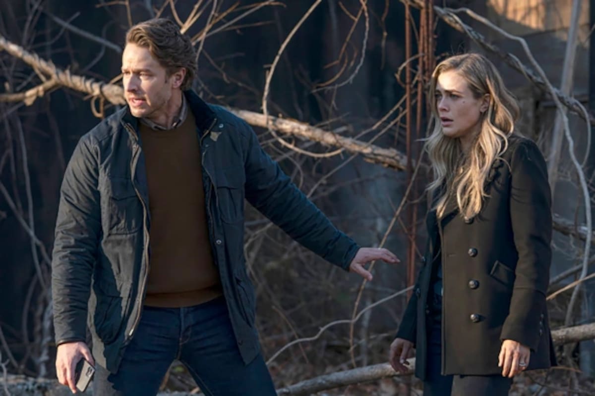 Josh Dallas como Ben Stone, Melissa Roxburgh como Michaela Stone en Manifiesto