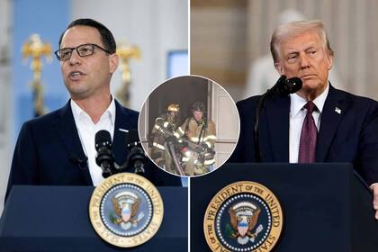 Josh Shapiro, durante el evento de búsqueda de huevos de Pascua, confirmó haber recibido la llamada de Trump una semana después del ataque incendiario a su residencia