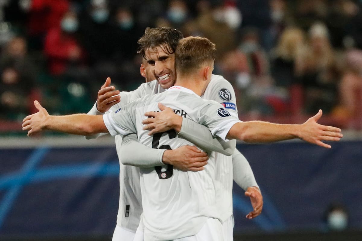 Joshua Kimmich celebrando el segundo gol