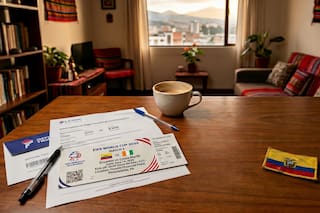 Vive en Ecuador, consiguió una entrada para el debut y reencontrará a su familia migrante en EE.UU.