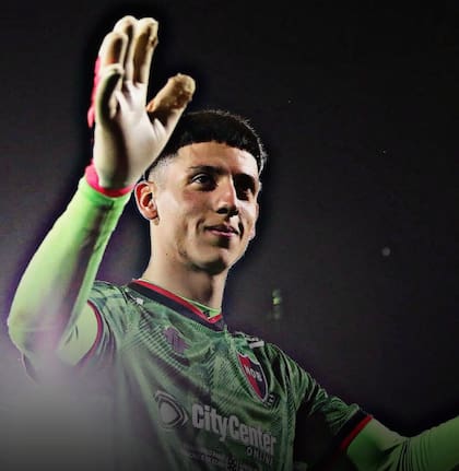 Josué Reinatti, arquero de Newell's, el jugador más detacado del partido