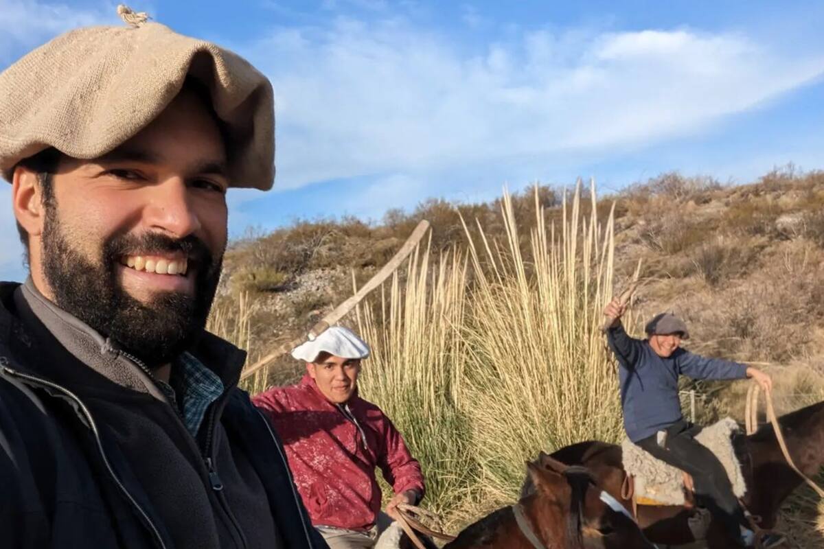 Josué “Yusepe” Muñoz Jiménez tiene 30 años, nació en Miami, y cuenta que desde chico soñaba con ser un gaucho más