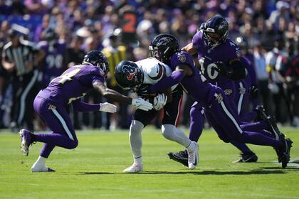 Jóvenes suplentes de los Ravens no estaban listos ante los Texans