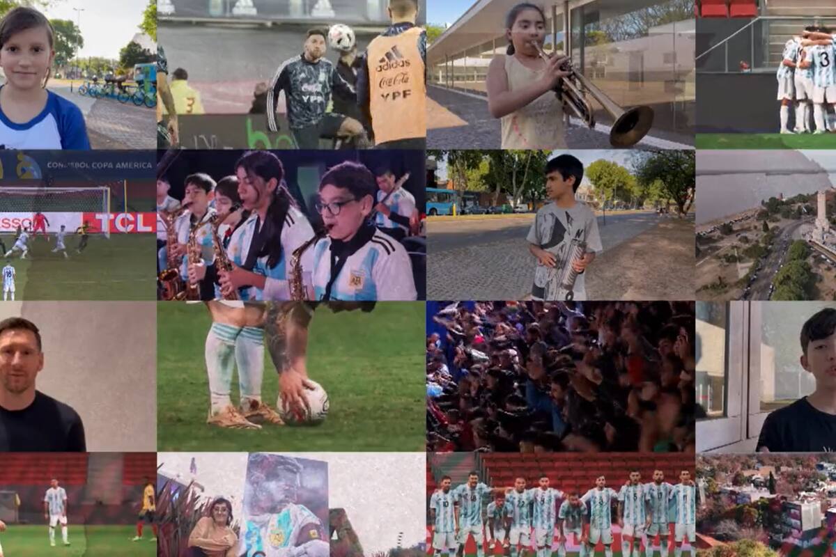 Jóvenes vecinos de Lionel Messi lo saludaron antes del debut mundialista en Qatar 2022