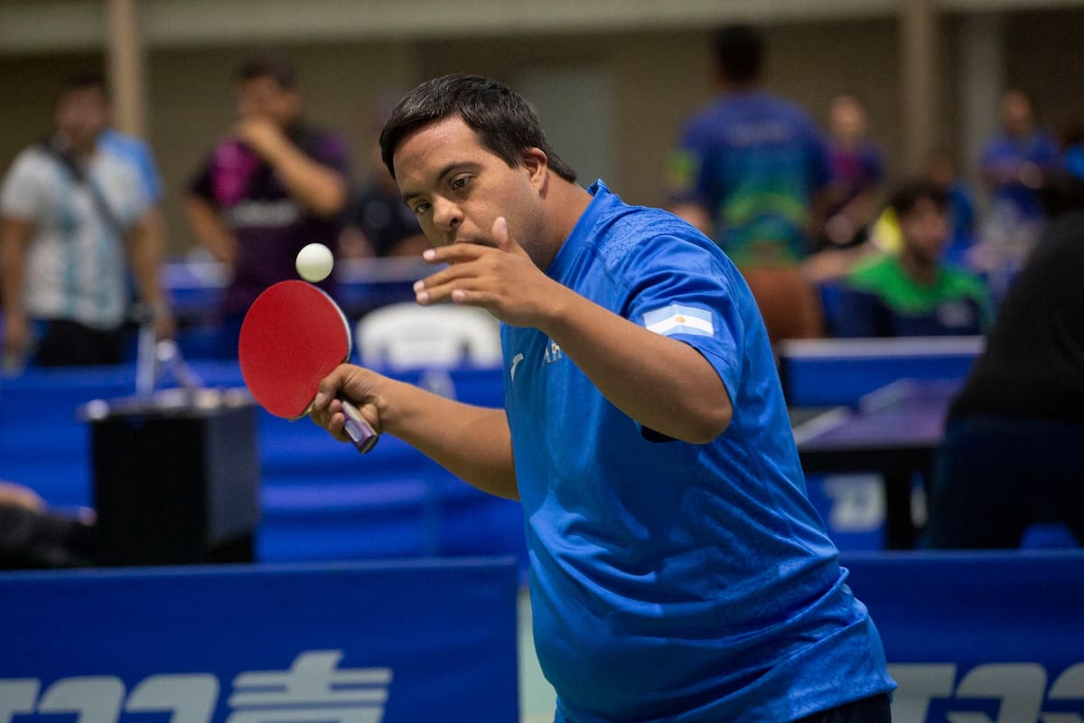 Juampi (30) durante un torneo en la ciudad de Buenos Aires