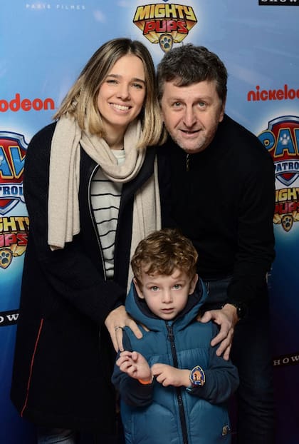 Diego Korol no quiso faltar a la cita junto a su familia