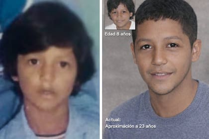 Juan Agustín desapareció el 24 de diciembre de 2010, a los 8 años; así se vería hoy, a sus 23
