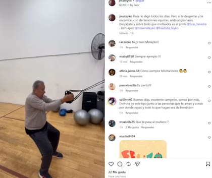 Juan Alberto Mateyko lanzó una indirecta hacia Julieta Prandi (Foto: Captura Instagram/@jmateyko)