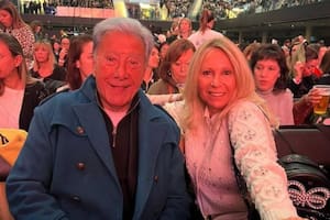 Juan Alberto Mateyko y Ana Rosenfeld compartieron el show de Luis Miguel en el Movistar Arena