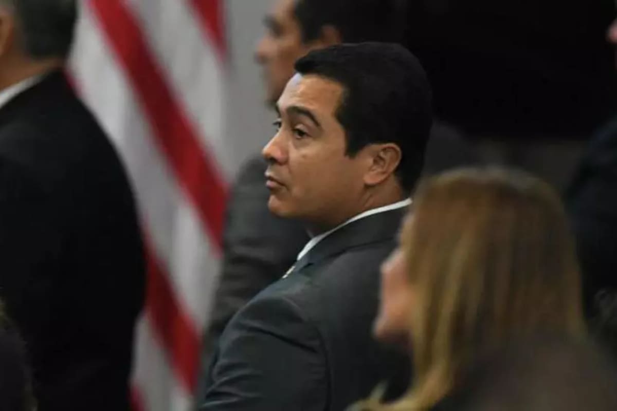 Juan Antonio "Tony" Hernández cuando era diputado del Partido Nacional de Honduras en septiembre de 2017