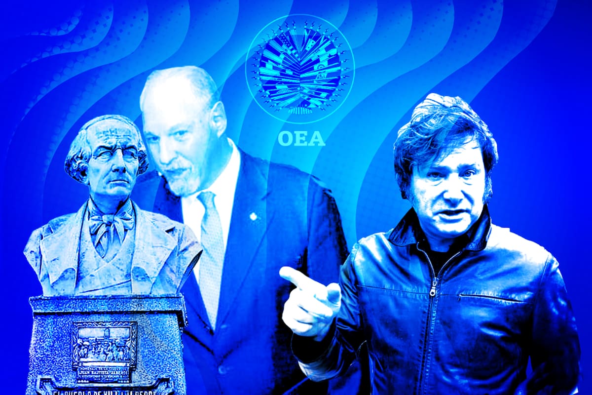 Juan Bautista Alberdi, Ricardo Lagorio y Javier Milei