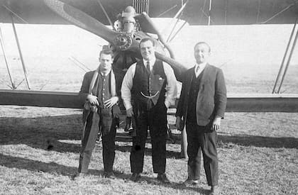 Juan Bautista Borra, Jorge A. Luro y Enrique Broszeit.