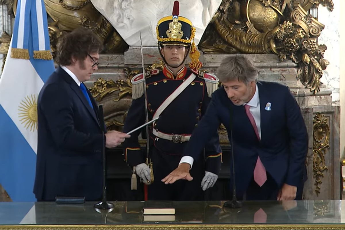 Juan Bautista Mahiques, durante la jura al cargo como nuevo ministro de Justicia