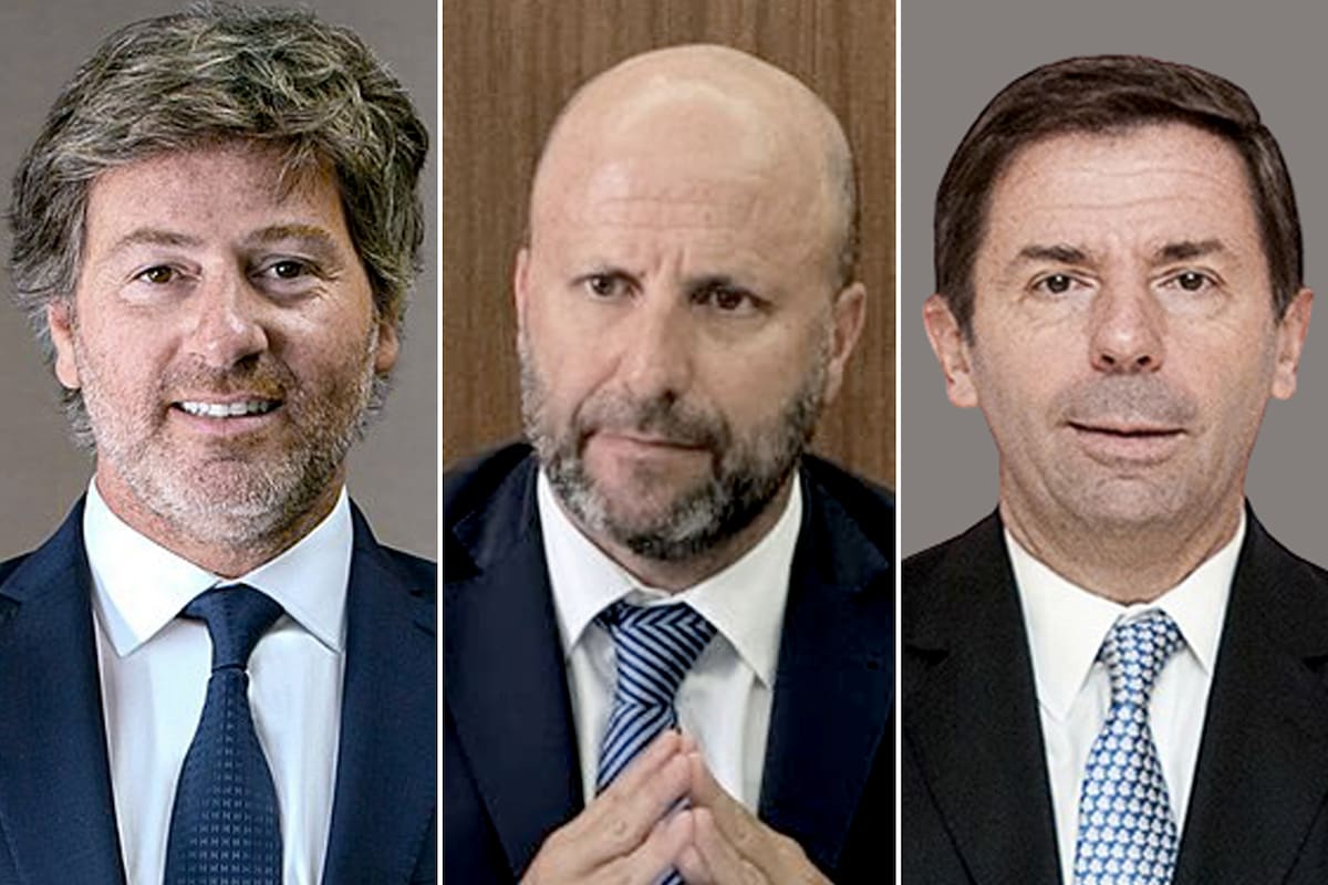 Juan Bautista Mahiques, Mariano Borinsky, y Javier Leal de Ibarra