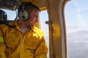 Juan Cabandié; helicóptero; vuelo; política