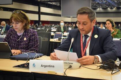 Juan Cabandié, Ministro de Ambiente y Desarrollo Sostenible de la Nación, durante el Segmento de Alto Nivel de la COP 15